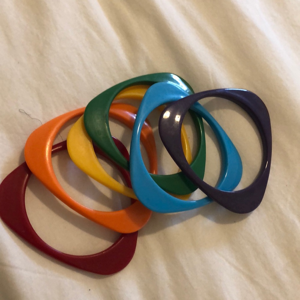 Vintage bangles - set of six